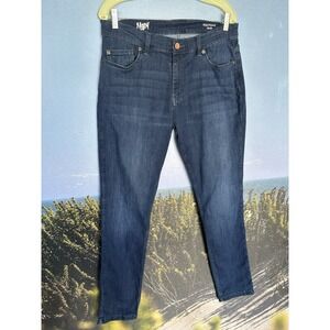 Mugsy Jeans Men's 35x34 Fultons Blue Straight Leg Stretch Denim Stretch Whisker
